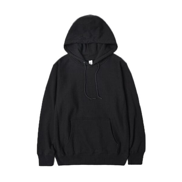 460g heavy-duty premium gray cotton hooded sweatshirt for women with thick velvet and loose solid color hoodie for men in autumn and winter