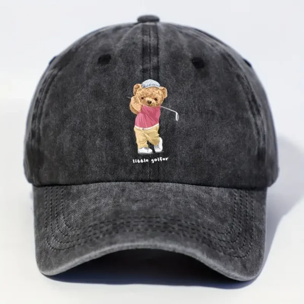 100% Polyester Vintage Corgi Embroidered Baseball Cap | Adjustable Snapback, Casual Hip-Hop Dad Hat for Outdoor Fishing & Hiking