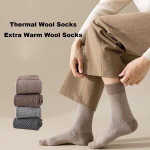 Heavyweight Thermal Wool Socks - Ultimate Warmth & Comfort for Winter